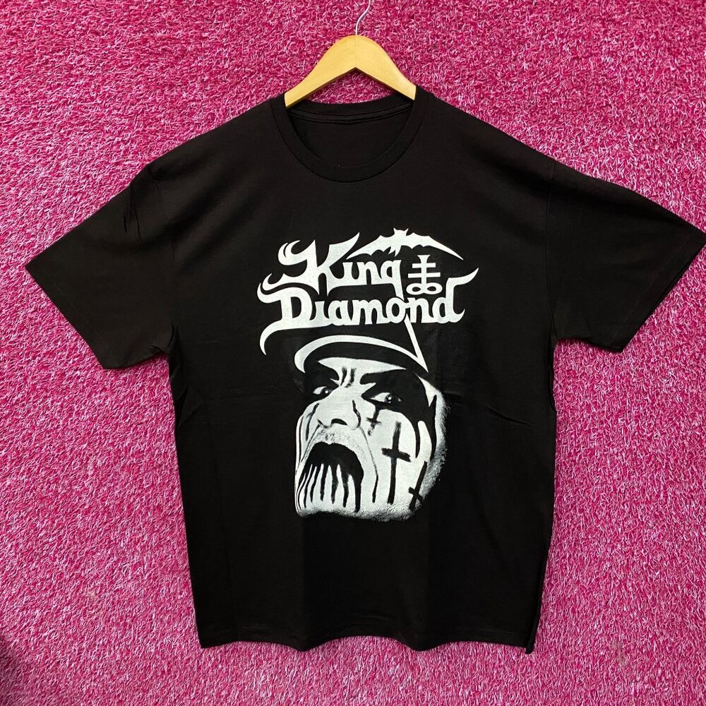 King Diamond Puppet Master Face Graphic T-Shirt XL